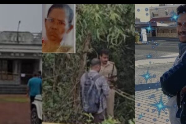 കാസർഗോഡ് മകൻ അമ്മയെ കൊലപ്പെടുത്തിയത് സ്വത്ത് തർക്കത്തെ തുടർന്ന്; അടിയേറ്റ് മരിച്ചെന്ന് കരുതി കത്തിച്ചു; മെൽവിന്റെ മൊഴി