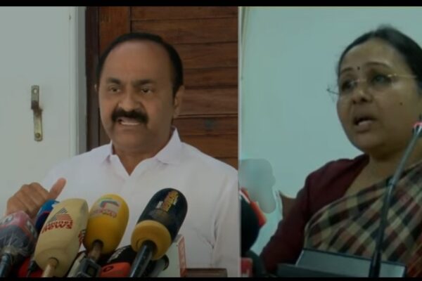 ആരോഗ്യ രംഗത്തെ വെന്റിലേറ്ററിലാക്കിയ ആരോഗ്യമന്ത്രി രാജിവെച്ച് ഇറങ്ങിപ്പോകണം’; വി ഡി സതീശന്