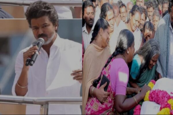 കരൂർ ദുരന്തം; എല്ലാ മാസവും മരിച്ചവരുടെ കുടുംബങ്ങൾക്ക് 5000 രൂപ സഹായധനം നൽകും, പ്രഖ്യാപനവുമായി ടി വി കെ
