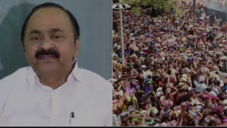 നിയന്ത്രിക്കാൻ ഒരു നടപടിയുമില്ല, ശബരിമലയിലെ ഭയാനക സാഹചര്യത്തിന്‍റെ ഉത്തരവാദിത്തം സര്‍ക്കാരിന്; ഹൈക്കോടതി ഇടപെടണമെന്ന് വിഡി സതീശൻ